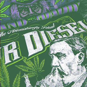 Wholesale Seven Leaf Strain Tees