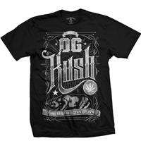 Seven Leaf OG Kush Strain Black T-Shirt