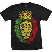 RastaEmpire Crowned Lion Black T-Shirt