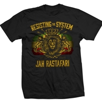 RastaEmpire Resisting The System Black T-Shirt