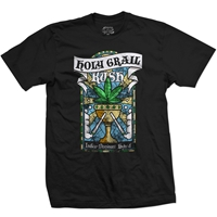 Seven Leaf Holy Grail Kush Strain Black T-shirt
