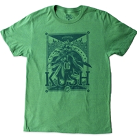 Seven Leaf OG Kush Strain Green Heathered T-Shirt
