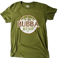 Seven Leaf Bubba Kush Strain Parody Green T-Shirt