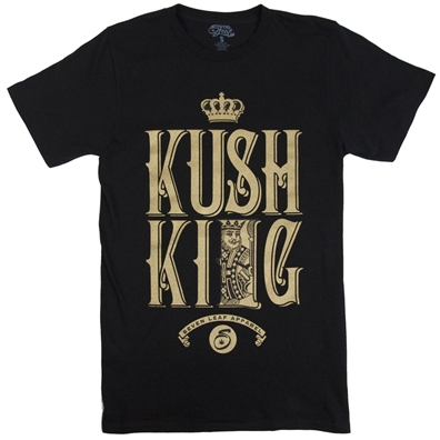 Seven Leaf Kush King Black T-Shirt