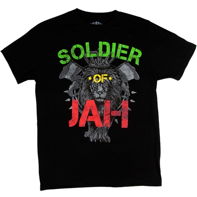 RastaEmpire Soldier Of Jah Black T-Shirt