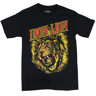 RastaEmpire Iron Lion Black T-Shirt