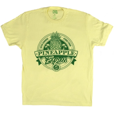 Seven Leaf Pineapple Express Strain Yellow T-Shirt